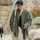 Autumn cotton and linen women's clothing new style ramie cardigan women's coat