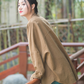 Autumn cotton and linen women's clothing new style ramie cardigan women's coat