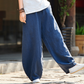 Cotton and Linen Autumn women's casual lantern pants long pants