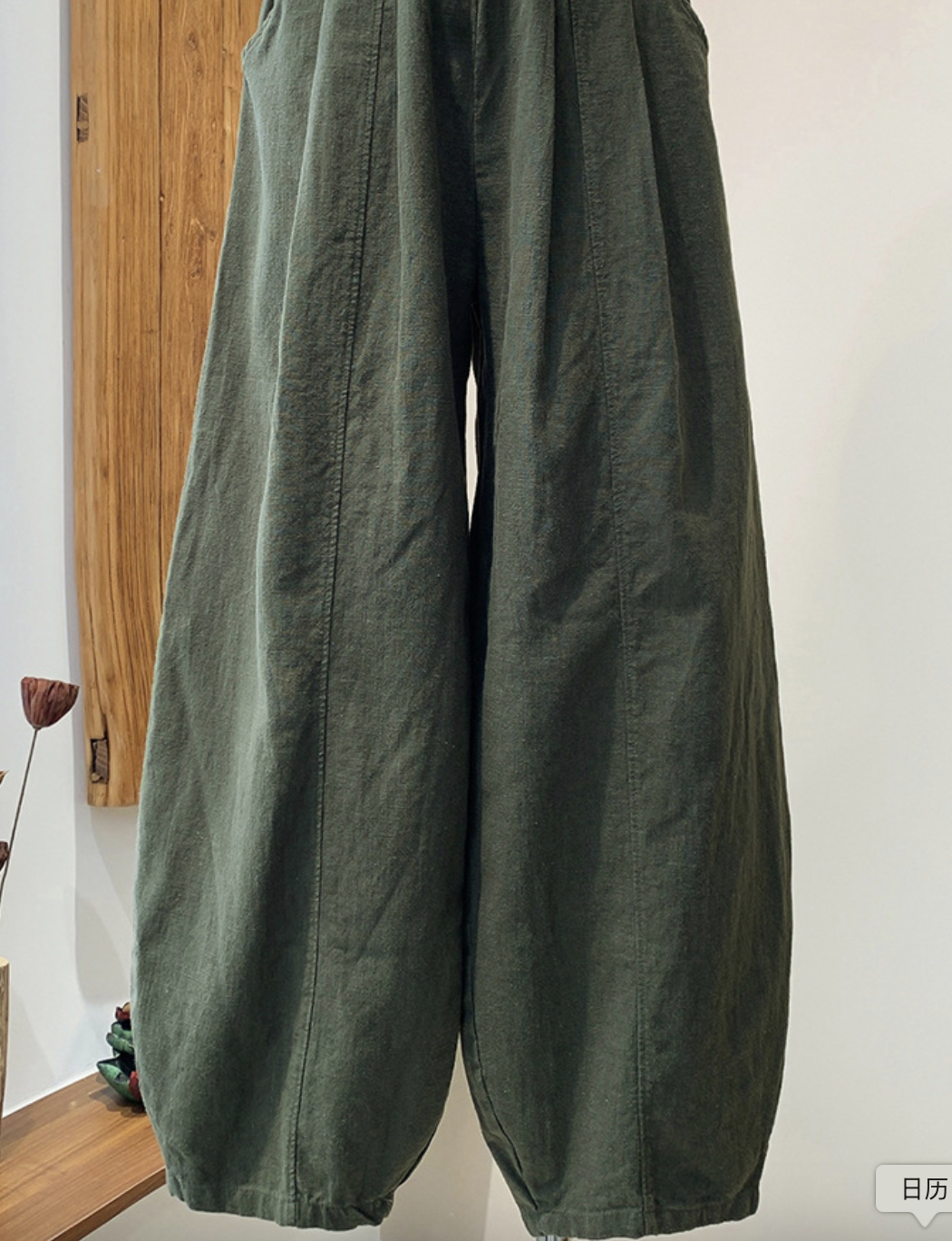Cotton and Linen Autumn women's clothing new style slimming women's lantern pants
