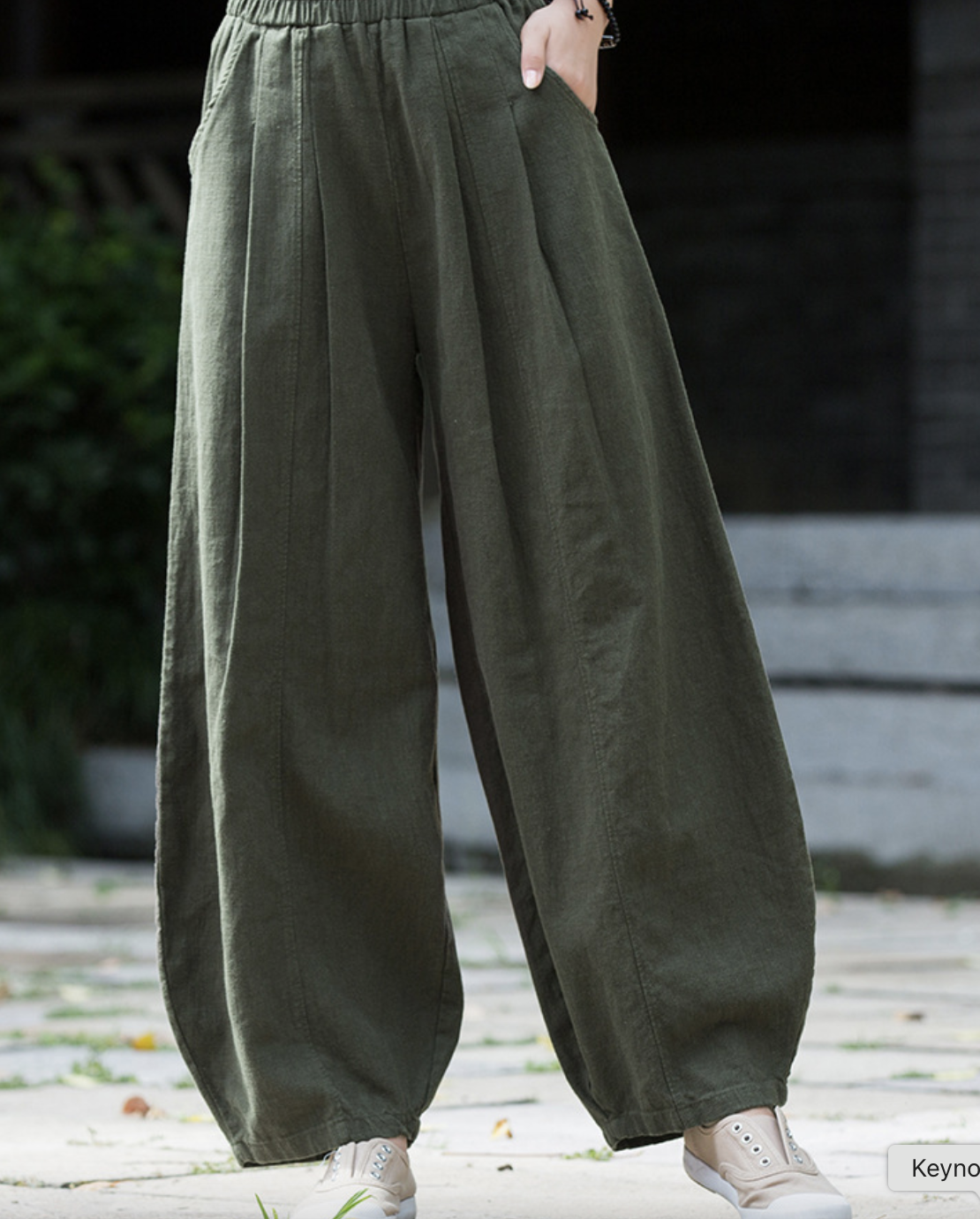Cotton and Linen Autumn women's clothing new style slimming women's lantern pants