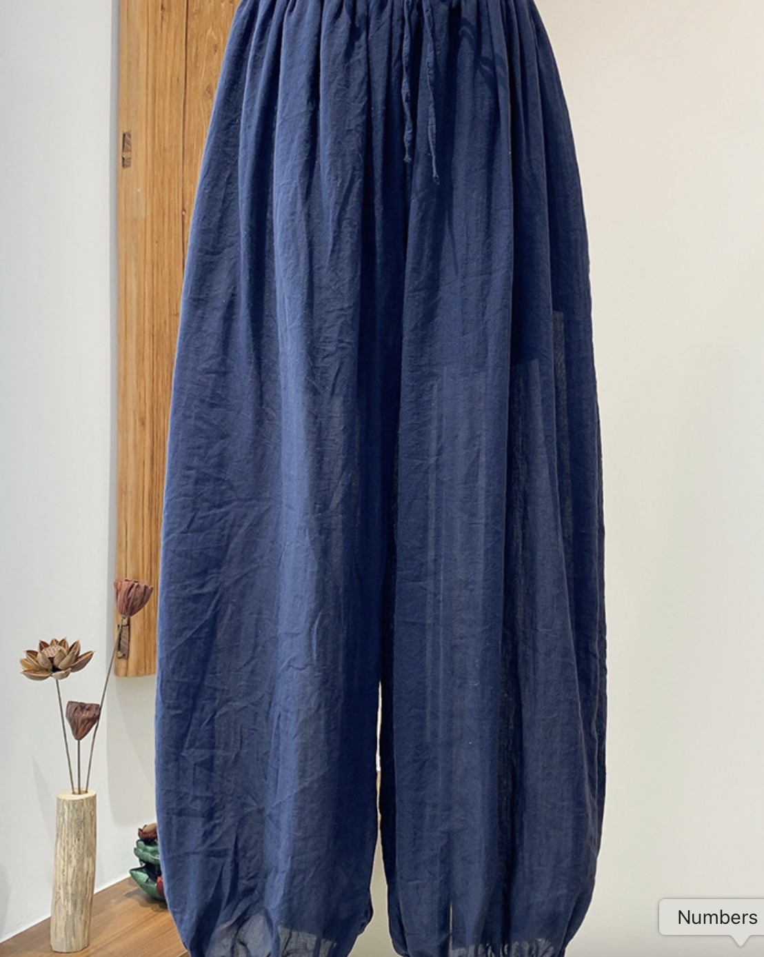 Cotton and Linen Autumn  women's clothing new lantern pants for women