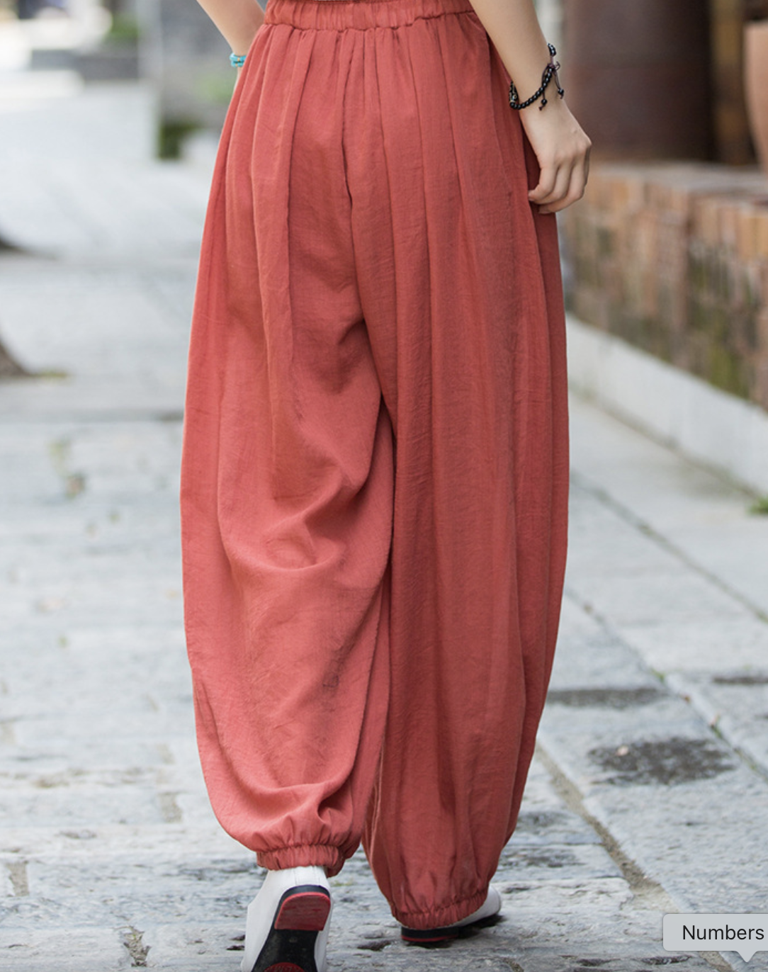 Cotton and Linen Autumn  women's clothing new lantern pants for women