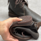 Vintage leather Martin boots with round toe and versatile British style short boots for women