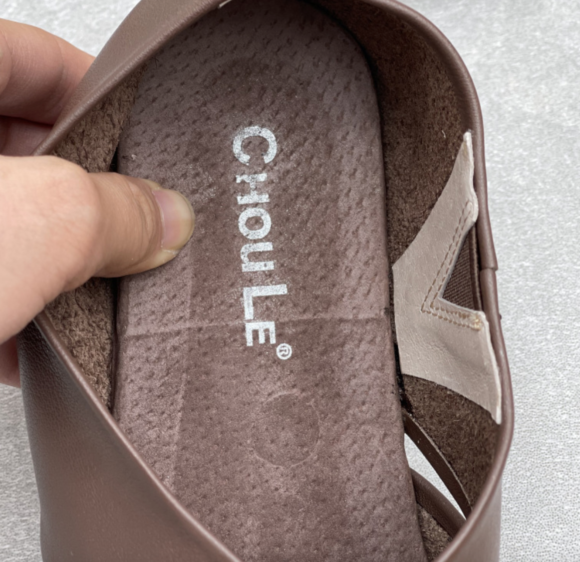 Bag heel lightweight woven hollow breathable sandals flat leather women's shoes