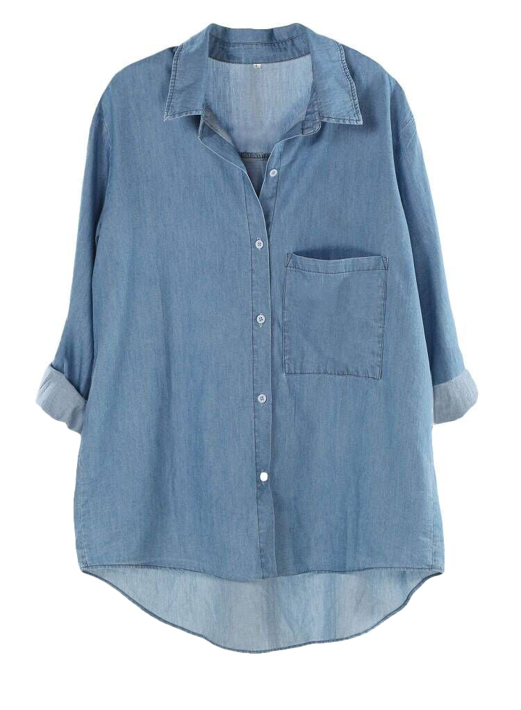 Minibee Women's Cotton Linen Blouses Button Down Shirts Tops