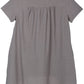 Minibee Women's Cotton Linen Short Sleeve Tunic/Top Tees