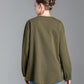 Minibee Women's Oversized Sweatshirt Crewneck Long Sleeve Cotton Pullover Tops
