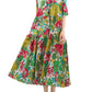 Minibee Women's Bohemian Maxi Dress Summer Short Sleeve Boho Dresses