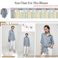 Minibee Women's Linen Blouse High Low Shirt Roll-Up Sleeve Tops