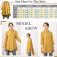 Minibee Women's Cotton Linen Shirt High Low Button Down Embroidered Blouse