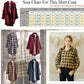 Minibee Women's Cotton Blouses Tops Plaid Long Sleeve High Low Button Down Shirts